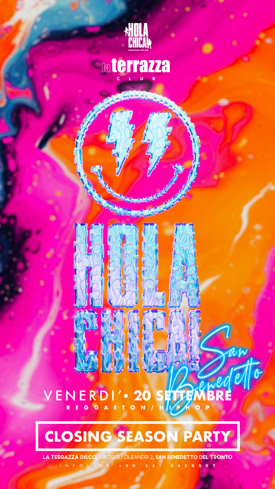 LA TERRAZZA CLUB | HOLA CHICA | 20 SETTEMBRE