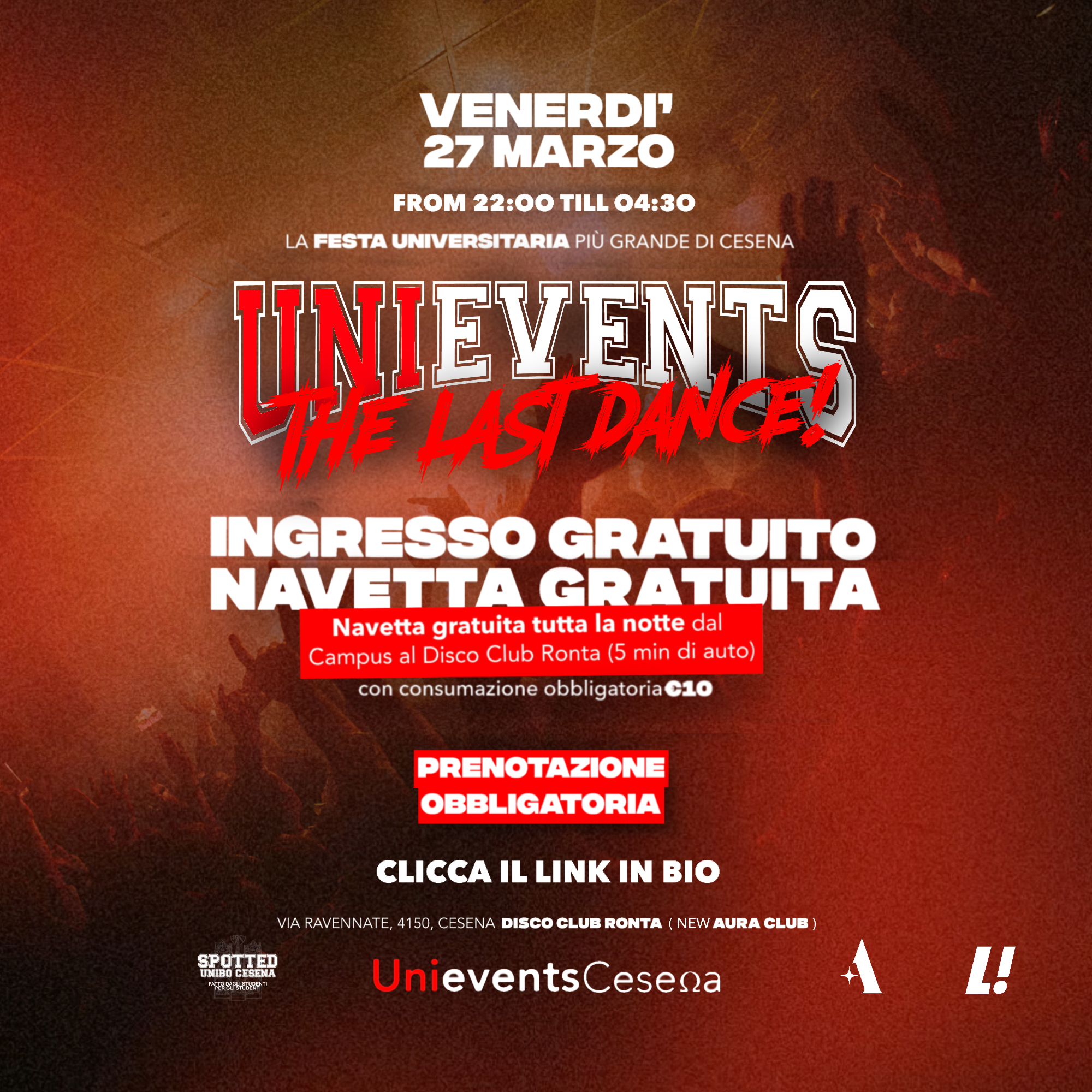 UNIEVENTS THE LAST DANCE